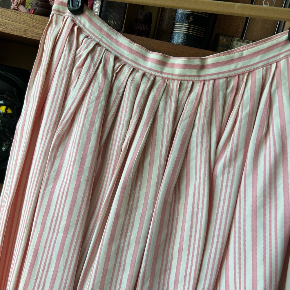 Vintage 50s candy striper skirt set - Picture 13 of 15
